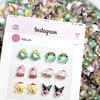 New Christmas Nail Art Accessories Resin Sanrio Cute Cartoon Christmas Tree DIY Nail Decorations