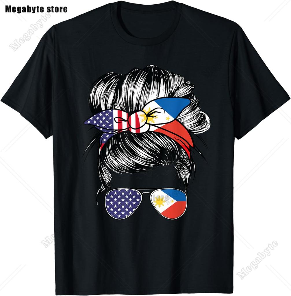 T-shirt Ragazza Filippina Patrimonio Bandiera Filippine Regalo T-shirt Cotone Streetwear Manica Corta Regali di Compleanno T-shirt Abbigliamento Unisex