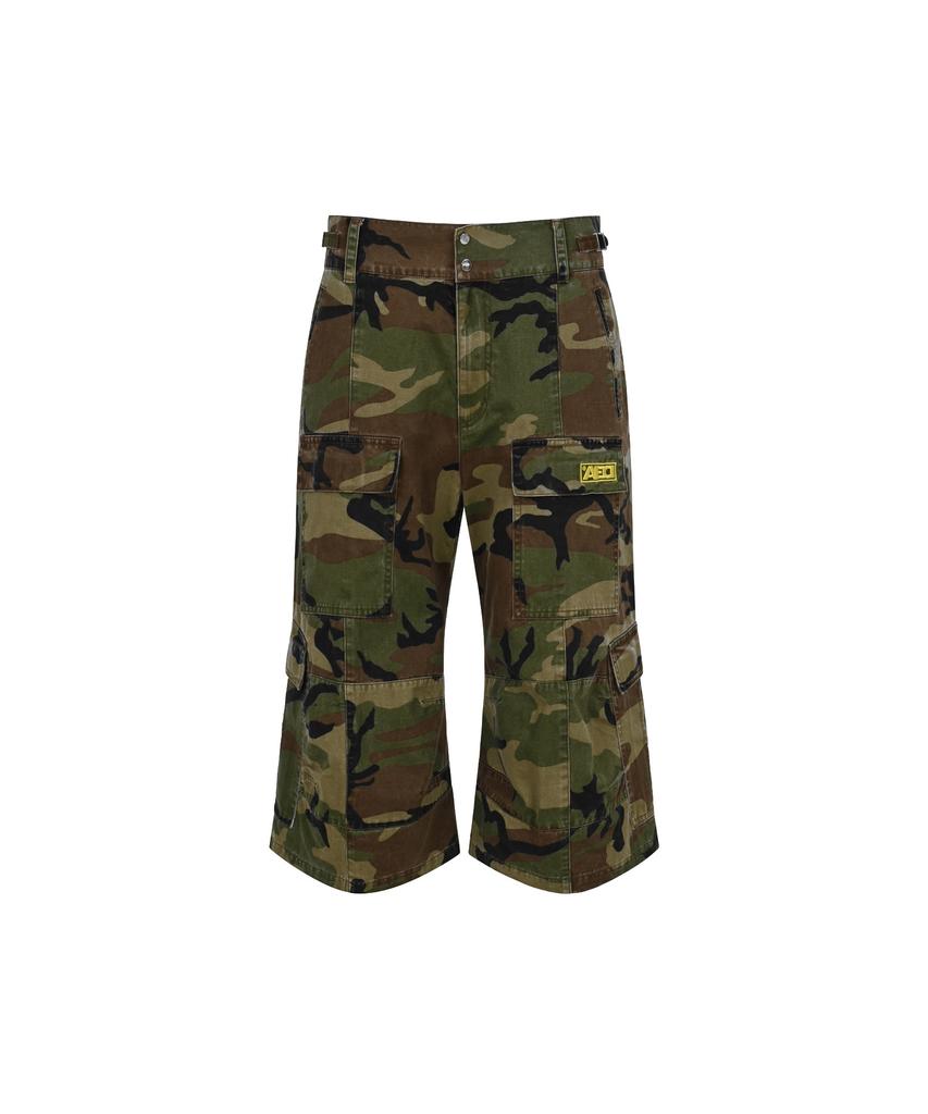 ALLE AUGEN NACH UNTEN Schlag-Cargo-Bermudashorts (Camo)