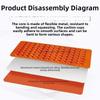 Universal Flexible Deformable Silicone Stand Multi-Angle Adjustable Phone Stand  Desktop