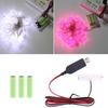 AA Battery Eliminator Cable with Type-C Converter USB or Type-C Input 5V2A  AA Dummy-Battery Output 1.5V/3V/4.5V/6V
