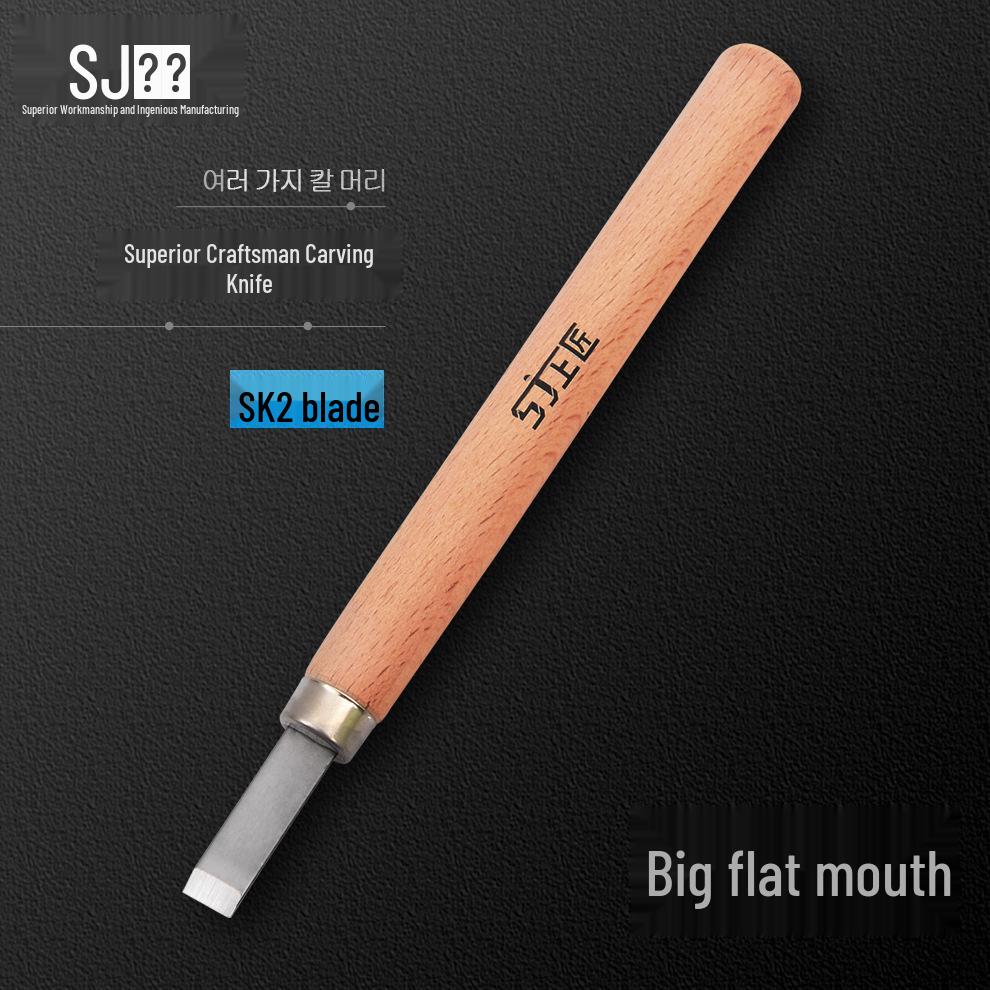Superior Craftsman Carving Knife Set: Curved, Flat, Round, Triangular, Needle Knives for Handmade Rubber Stamp Crafting