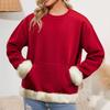 Women's Fashion Casual Solid-color Long-sleeved Sweatshirt
