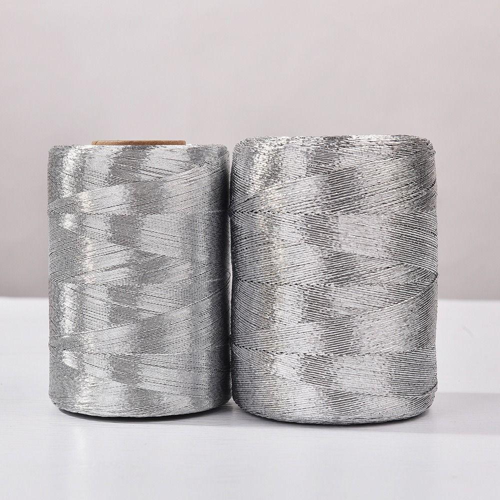 Sparkling Metallic Thread 1.0mm Flash Core Yarn Craft Glitter Crochet Thread  Sewing Supplies