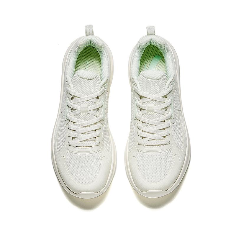 Anta 1.5 Comfortable Breathable And Lightweight Low Top Casual Running Shoes Women's White Green Sneakers