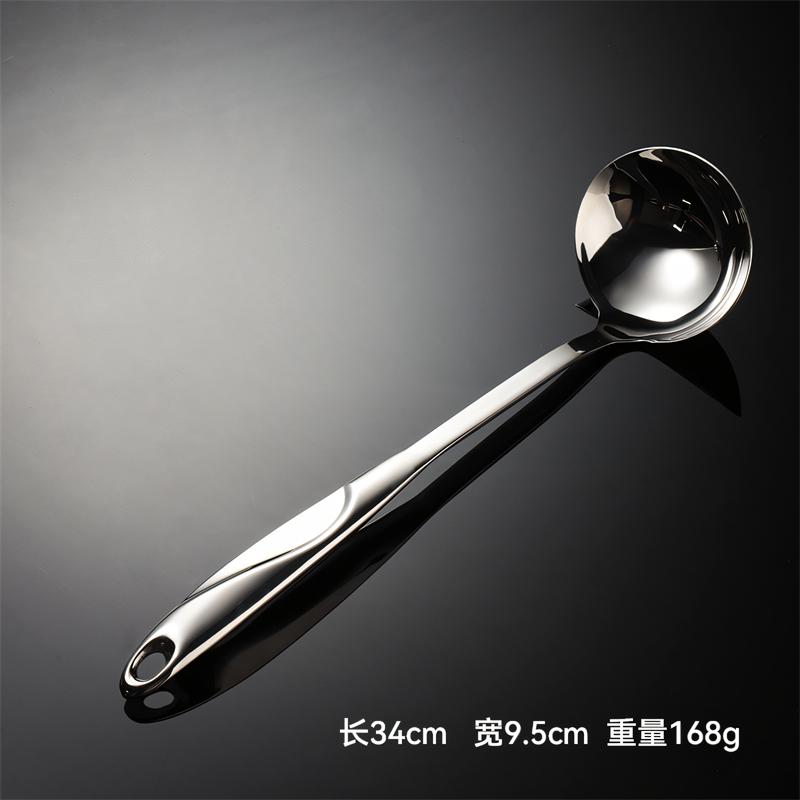 S Shape 304 Stainless Steel Cooking Tools Set Spatula Shovel Colander Utensils for Kitchen Ladles Spoon Public Restaurant