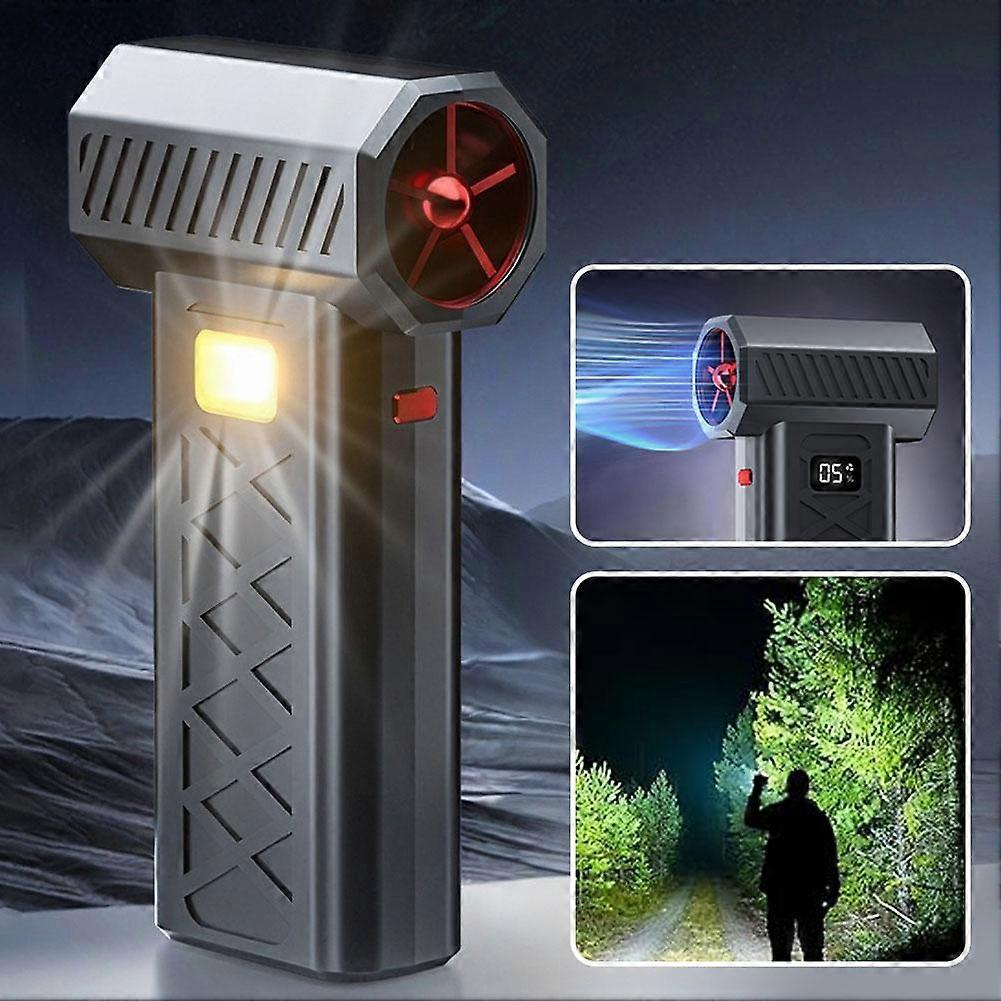 Brushless Electric Air-Duster Turbojet Fan Fierce Fan Emergency-Lighting