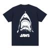 Jaws Vintage Tshirt Amity Island Welcomes You Shark fin Movie Cotton Men T shirt New Tee Tshirt Womens Tops