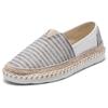 2025 Summer New Men Shoes Fashion Woven Stripes for Casual Lightweight Comfort Breathable Canvas Shoes for Men