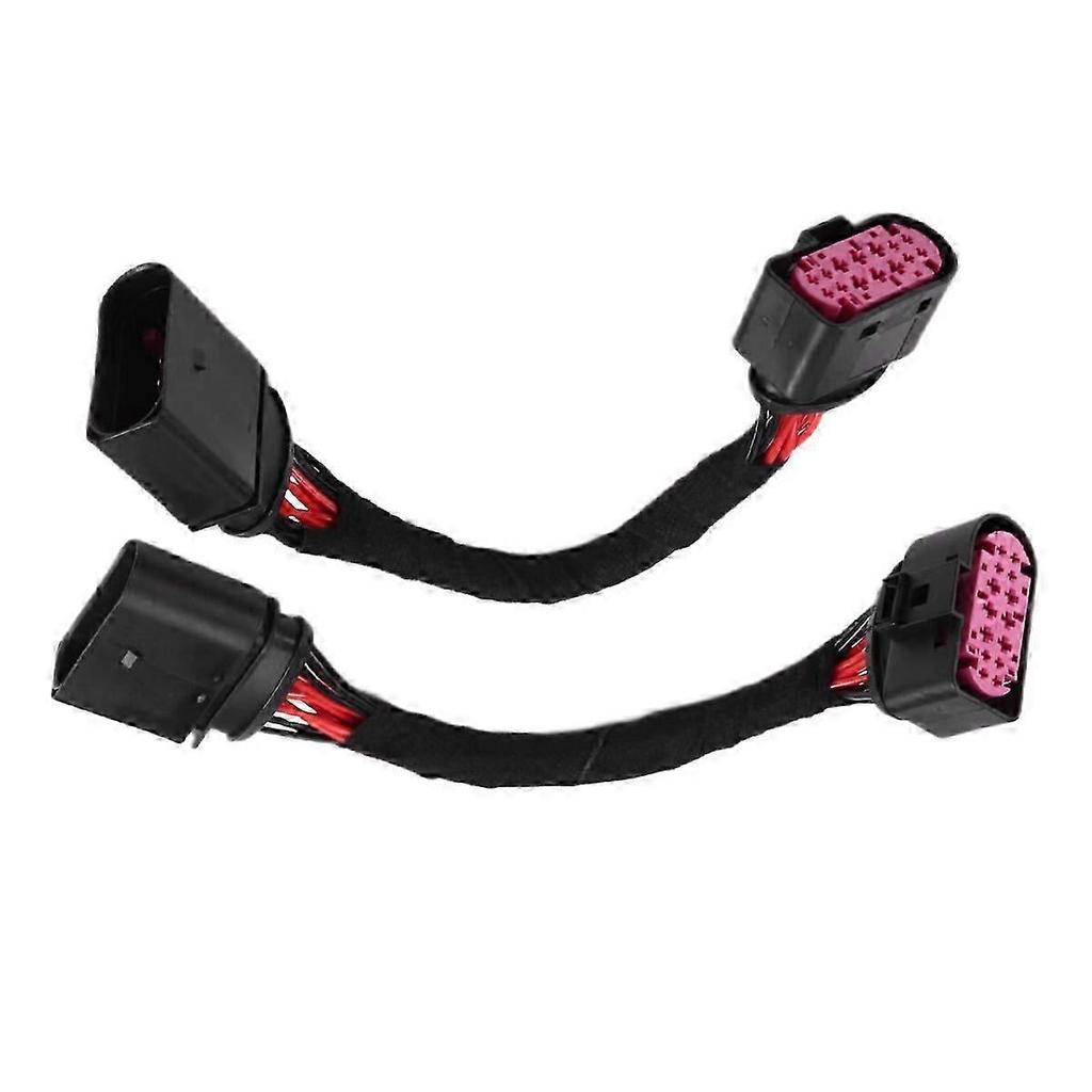 2 Adet Xenon (14 Pin) Seat 1J0 973 737 1J0 973 için Farlar Kablo Demeti Konektör Fiş Adaptörü