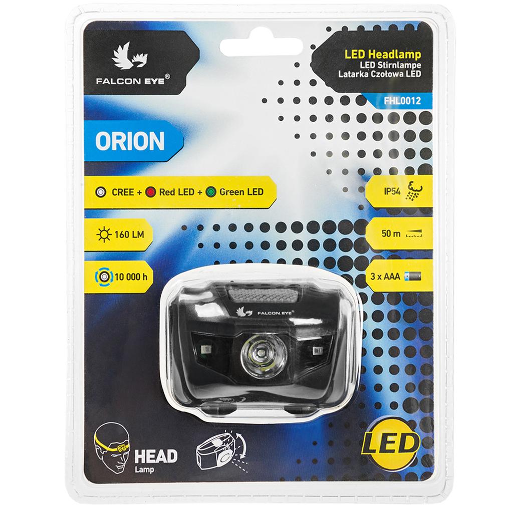 FALCON EYE ORION HEADLAMP 160LM - LA-FHL0012