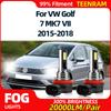 H11 H8 H9 LED Car Fog Lights Bulb 20000LM Canbus No Error Fog Lamp 12V 6000K White For VW Golf 7 MK7 VII 2015 2016 2017 2018