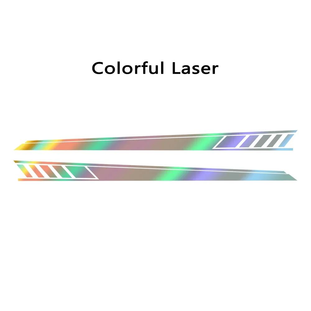 2 Pcs Car Door Side Stripes Skirt Sticker For Mercedes Benz W177 A Class AMG A35 4Matic A45 S 2018-Present A220 A250 Accessories