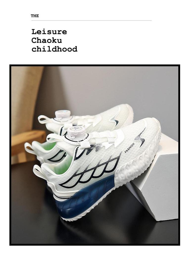 Kids' Lightweight Non-slip Breathable Fall Running Shoes