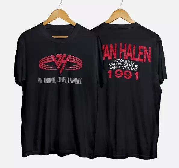 1991 Van Halen Футболка унисекс с принтом  For Unlawful Carnal Knowledge Tour  M