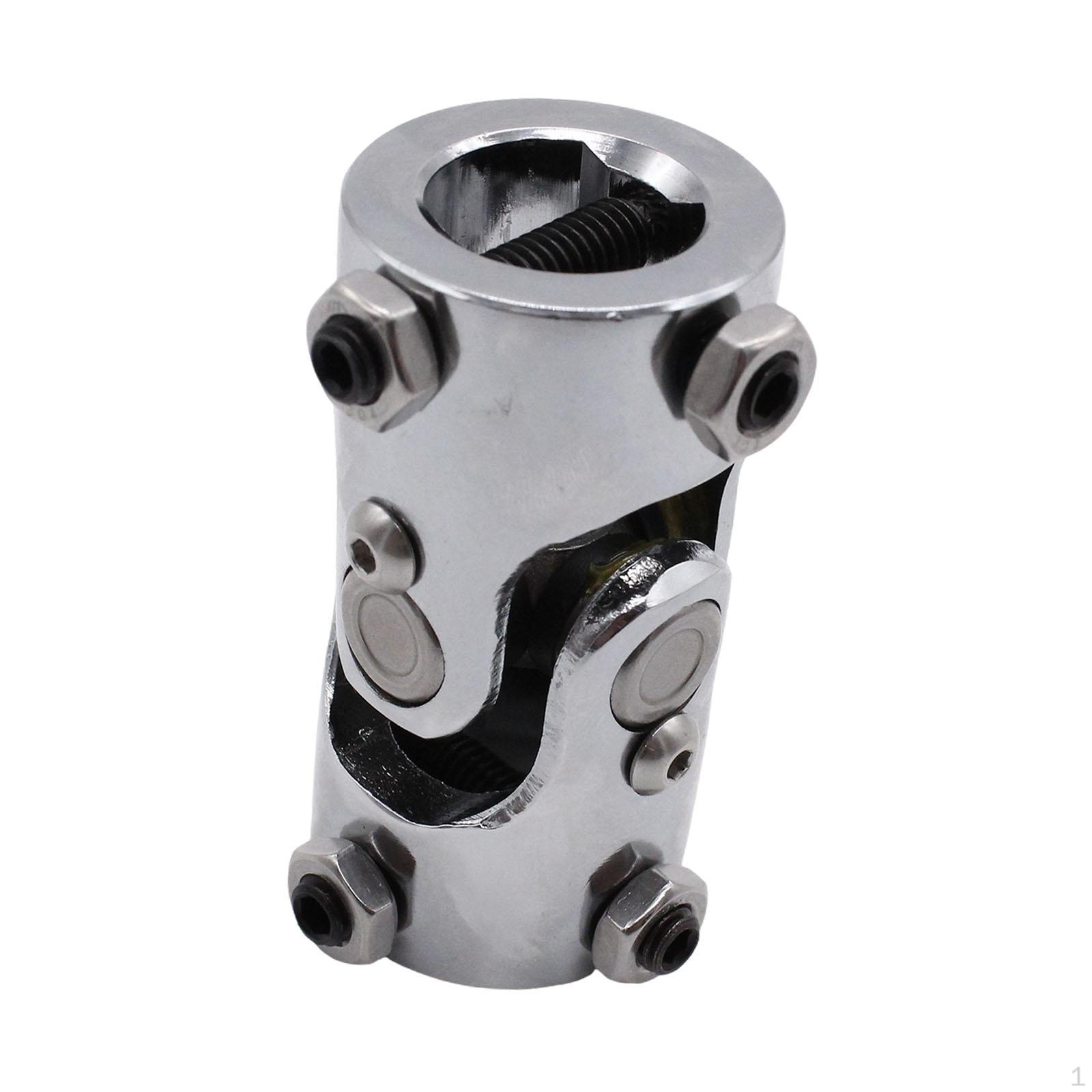

1 DD x Double Steering Shaft Coupler Accessories Professional Repair Parts Replacement Alloy