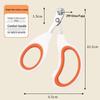 Anti-Bleeding Cat Nail Clipper for Newbies - Round Hole Design To Prevent Scratches