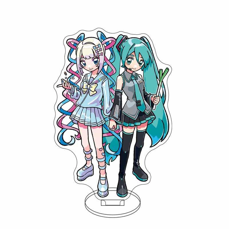 NEEDY GIRL OVERDOSE Acrylic Standing Sign Ornaments Kawaii Game Pattern 12cm Decorate Model Storage Desktop Anchor Gift