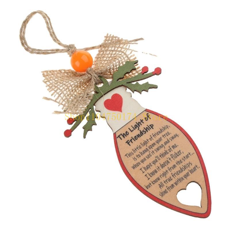 Christmas Friendship Ornaments for Christmas Tree Decorations XmasPresent Gifts top sale