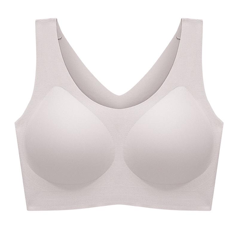 Cloud Seamless Women's One-Piece Bra, Size-Free for Large or Small Busts, Fixed Cup, Thin Design