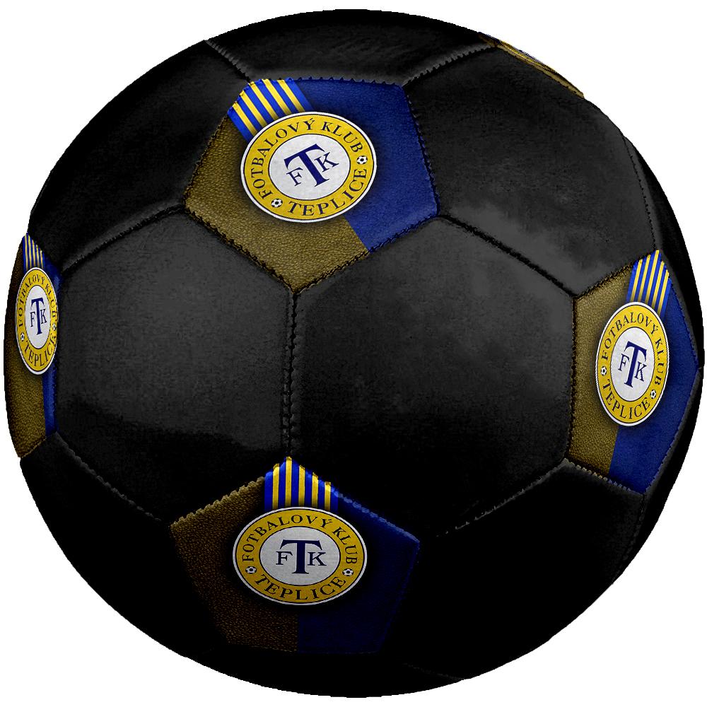 Football Club Teplice Soccer Ball, colorful, suitable for all ages, machine-stitched, PVC material, competition grade, durable and high bounce