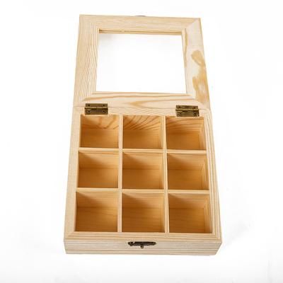 9 bölmeli saklama kutusu organizatör şeker torbası konteyneri takı aksesuarları kutusu