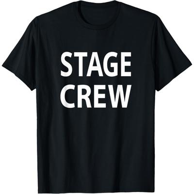 Stage Crew T Shirt Theatre Concert Worker