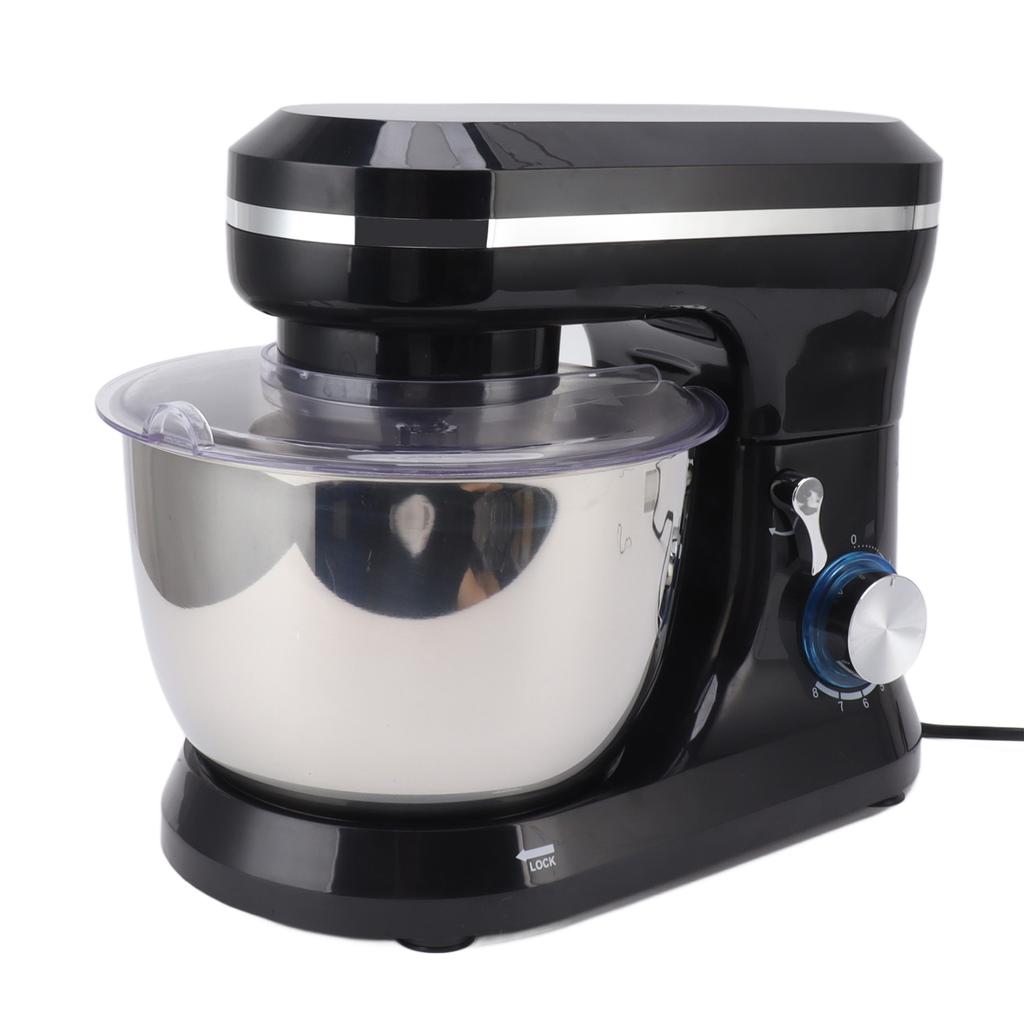 Elektrický stolní mixér 1000 W, hák na těsto, plochý šlehač, nástavce, 8 rychlostí, stolní mixér o objemu 4,5 l