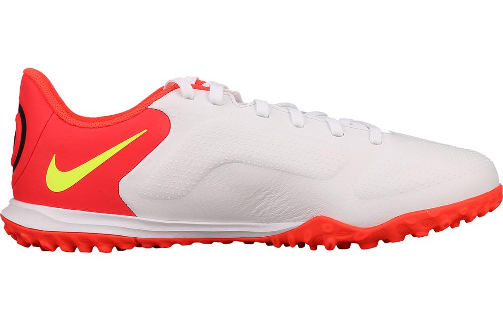 Nike Tiempo Legend 9 TF Academy Slip Resistant Cushioning Abrasion Resistant Low Top Kids' Soccer Shoes White Red Kids' DA1328-176