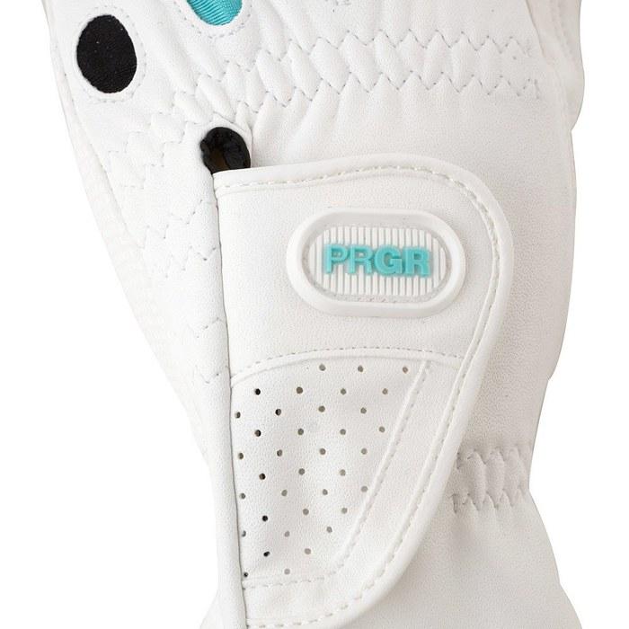 PRGR Golf Glove PGL-17W Ladies White/Green 17cm