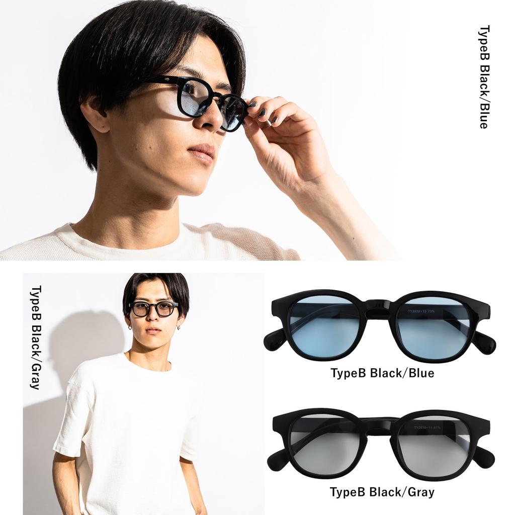[Puente] Sunglasses for Men and Women - Stylish, Demi Tortoiseshell, Green, Light Green, Wellington Style, Suitable for Driving, UV Protection (UV400)