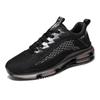 Summer men's thin trendy shoes Hollow and breathable boys' trendy brand sports shoes Running net shoes Teen blade air cushion shoes