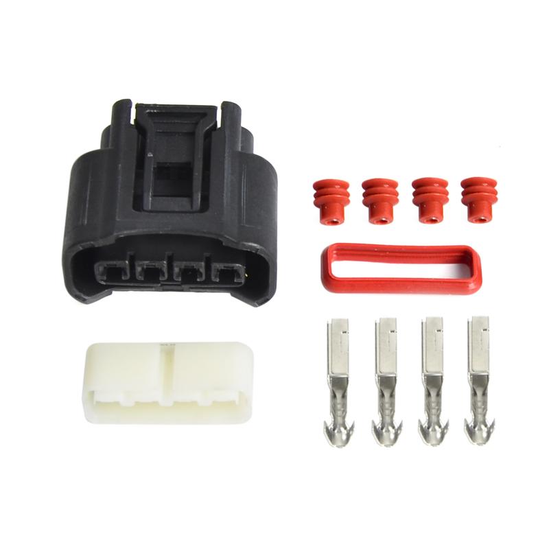 4x Ignition Coil Plug Connector Kits for Toyota Corolla NZE121 ZZE120/Altezza SXE10 GXE10/Caldina ST215, Replace for 90980-11885