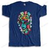 Lustiges Mode Fantastischer Planet T-Shirt Unisex Kurze Ärmel Grafik Alien T-Shirt Lockere Passform Baumwoll-T-Shirt Bedrucktes T-Shirt Merchandise