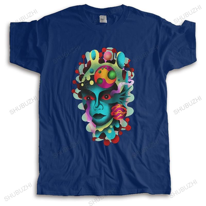 Lustiges Mode Fantastischer Planet T-Shirt Unisex Kurze Ärmel Grafik Alien T-Shirt Lockere Passform Baumwoll-T-Shirt Bedrucktes T-Shirt Merchandise