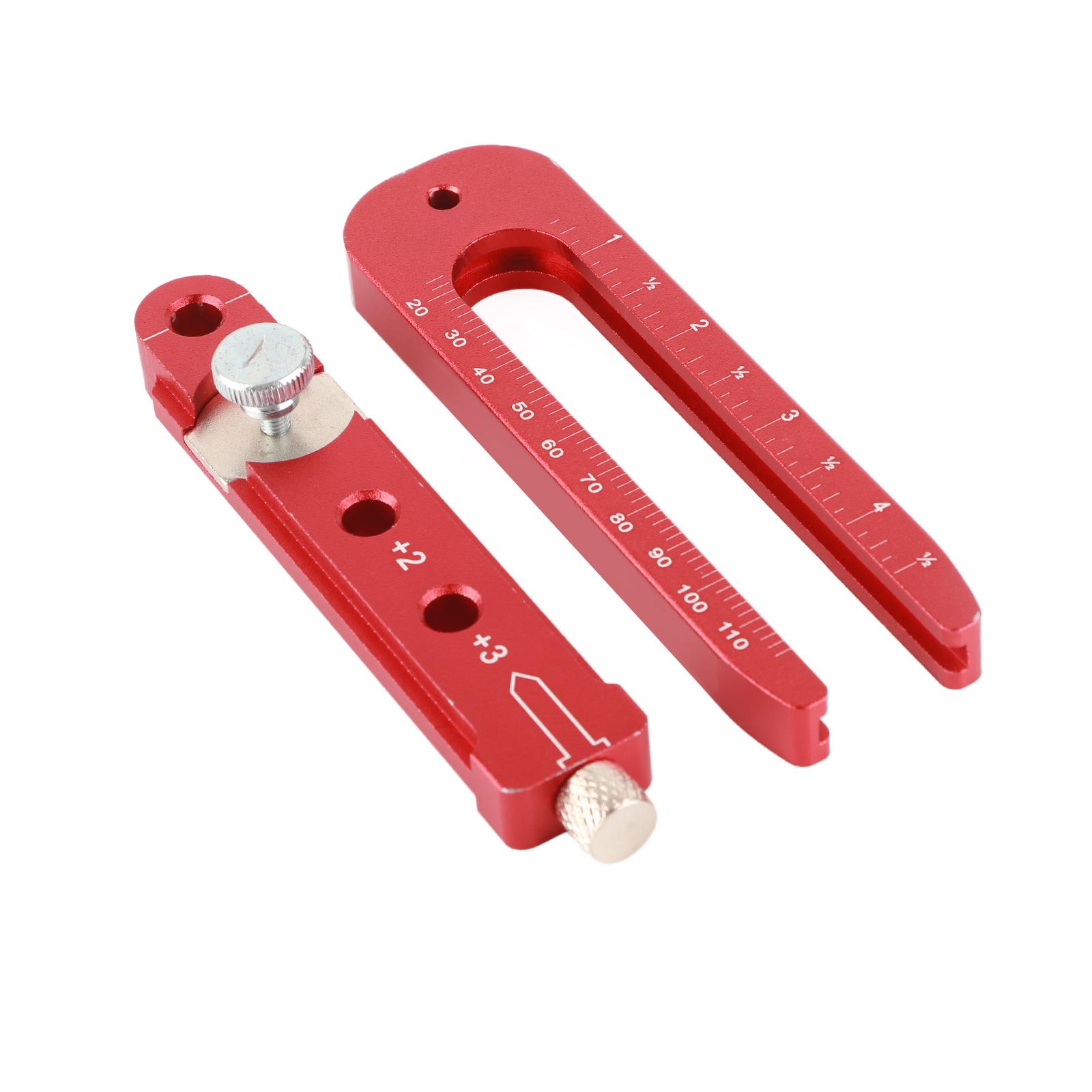 

165 мм алюминиевый сплав деревообрабатывающая разметочная линейка регулируемый металлический круг чертежный инструмент инженерия