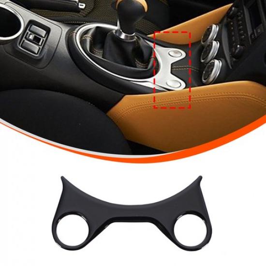 Glossy Black Center Console Panel Trim Sticker For Nissan 370Z Z34 MT 08-20