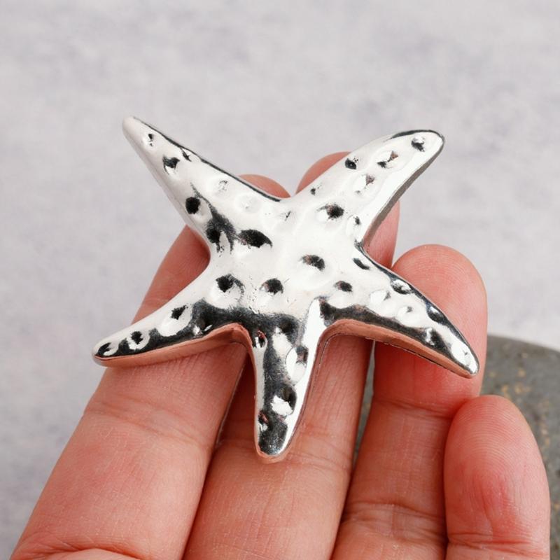 Five-pointed Star Pendants DIY Necklace Bracelet Earrings Setting Pendant for Jewelry Making Findings Vanlentines Gift
