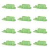 12Pcs Self Adhesive Pen Pencil Holder for Pen Pencil Marker Single Slot Pen Holder for Desk Wall Refrigerator Whiteboard