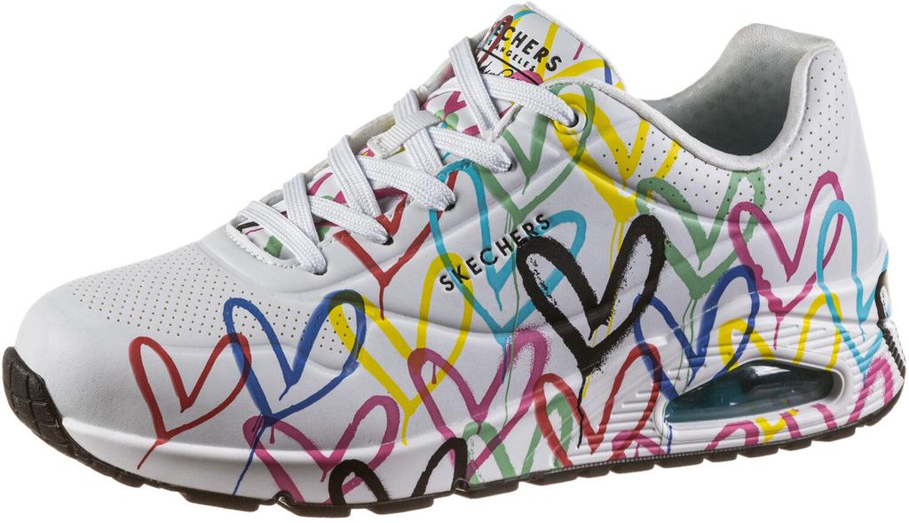 Кроссовки Skechers x JGoldcrown: Uno - Spread the Love Uno Spread the Love (155507) белый