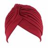 Indian Women Muslim Pleated Hijab Turban Bonnet Chemo Caps Underscarf Beanies Hair Loss Femme Cancer Hats Headwrap Scarf Covers