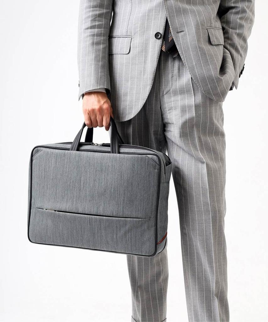 ISIT Le Ciel II Business Backpack, 3-Way, A4 Size, 13.3-inch Laptop Compatible, Expandable, Men's Briefcase, Water-Repellent, No. 962515 (Gray)