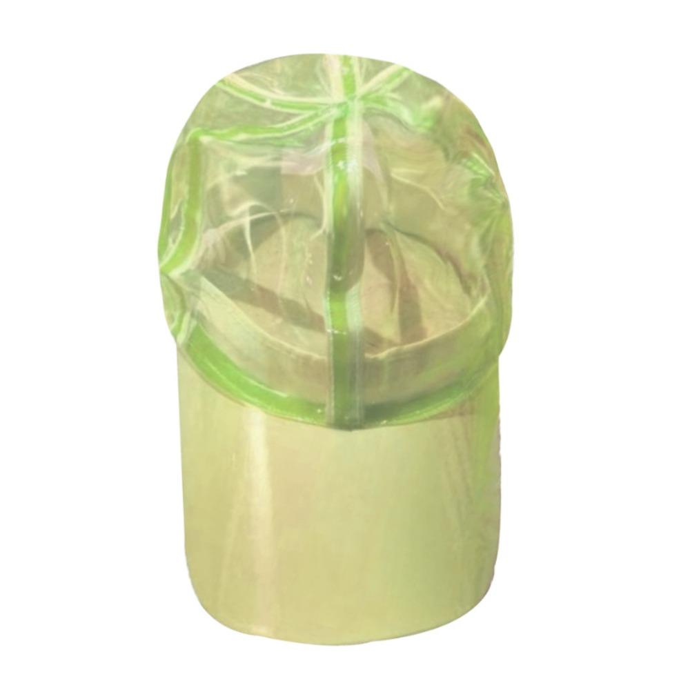 Transparent Water-Splashing Festival Hats Adjustable Brim Baseball Cap  Sun Protection