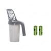 Cat Litter Shovel with Refill Bag For Pet Filter Clean Toilet Garbage Picker Cat Supply Cat Litter Scoop Box Self Cleaning Tools