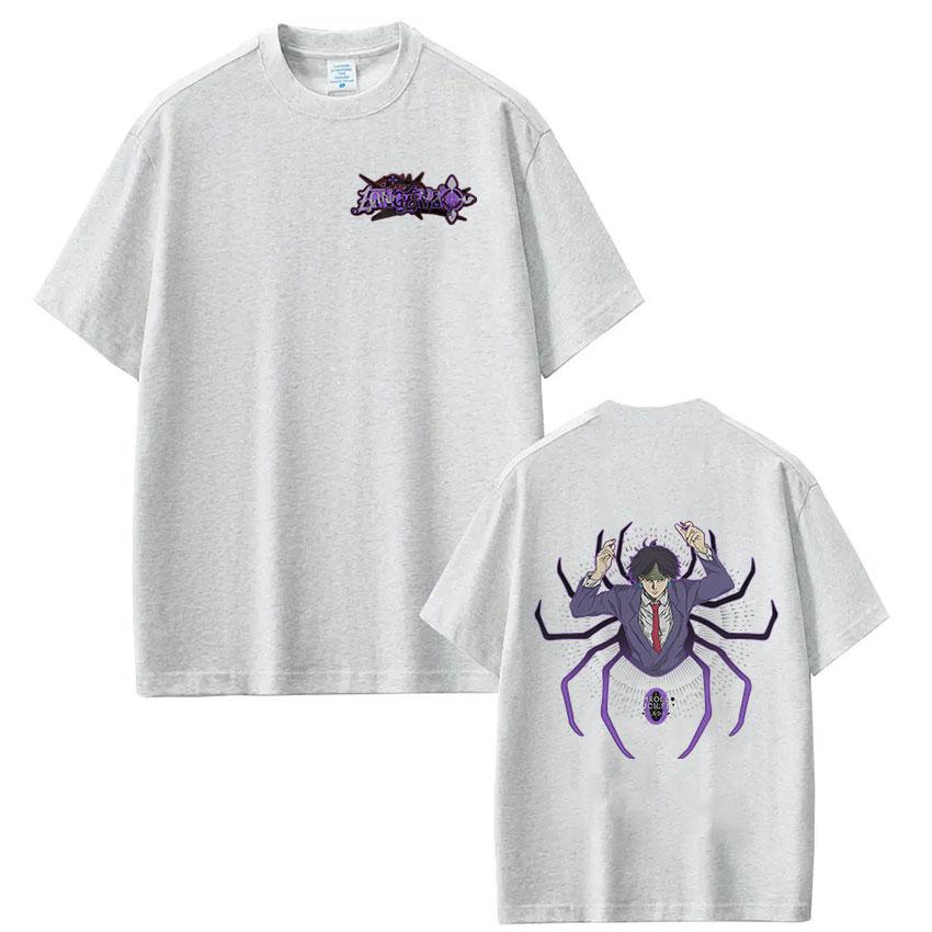 Anime Hunter X Hunter T Shirt Spider Phantom Troupe Chrollo Lucilfer Short Sleeve Tshirt Men Women Cotton Casual Loose Tshirts