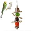 Wooden for Macaws Parrots Cockatiel Swing Climb Parrot Stand Bird Foraging Toy Parrot Bite Toy