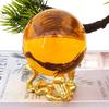 Dragon Snake Crystal Ball Metal Base Triangle Crystal Sphere Holder  Photography Props