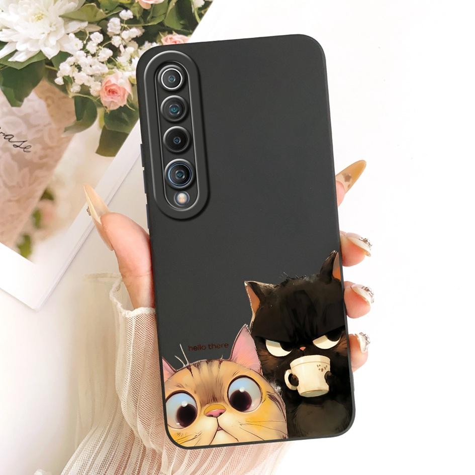 For Xiaomi Mi 10 5G Case Popular Flower Daisy Soft Silicone Shockproof Cover For Xiaomi Mi 10 Pro 5G Funda Mi10 Mi10Pro 5G Shell