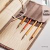 Bamboo Pen Roll: Portable Storage Bag for Chinese Painting & Calligraphy Supplies