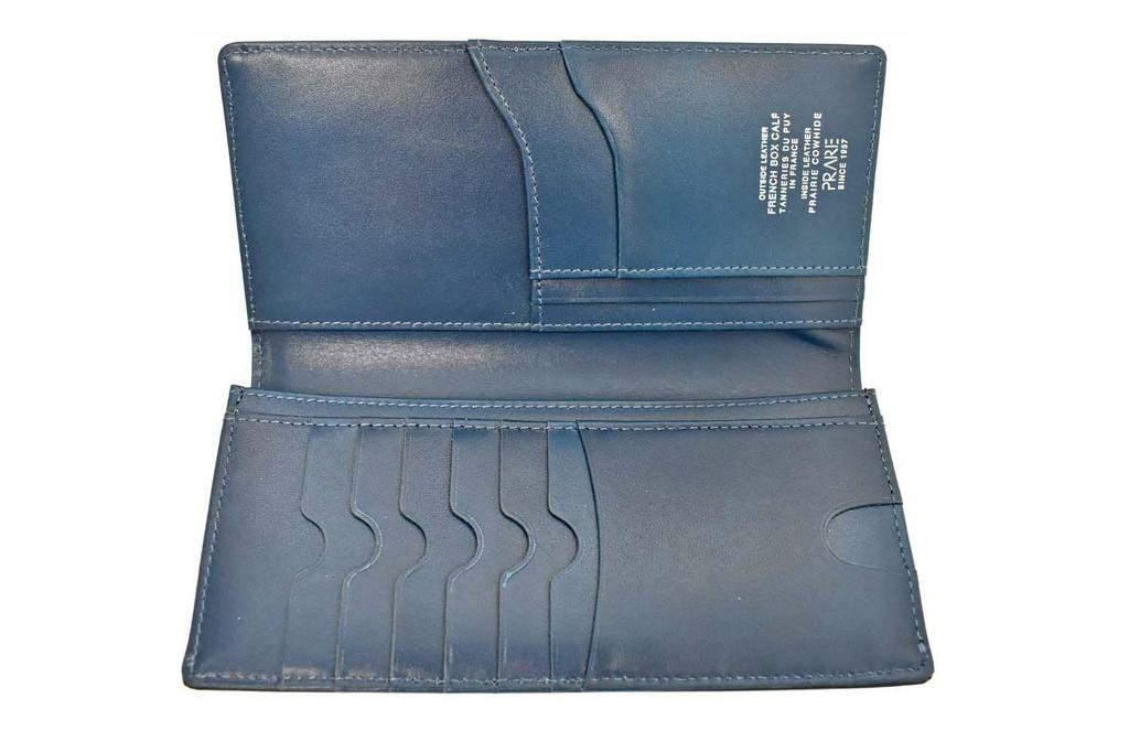 Prairie Brieftasche, Französisches Boxcalf, 1957, Schwarz